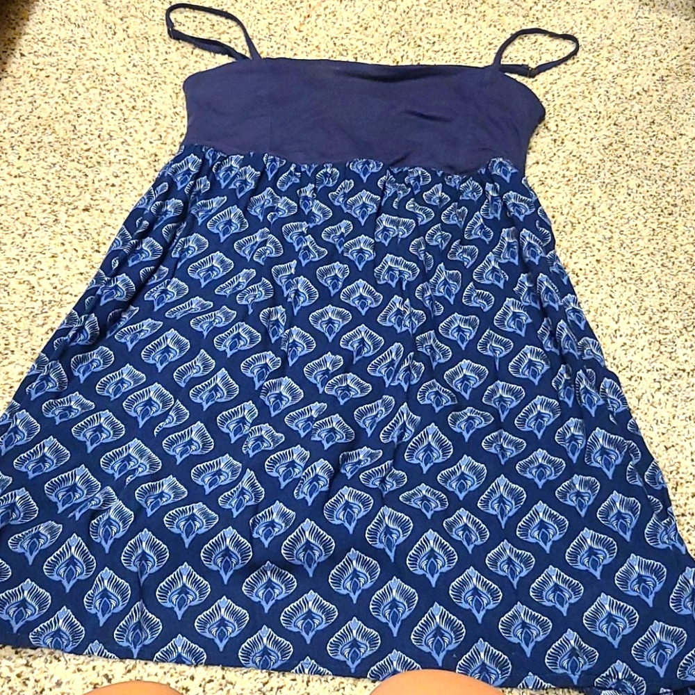 Blue dress